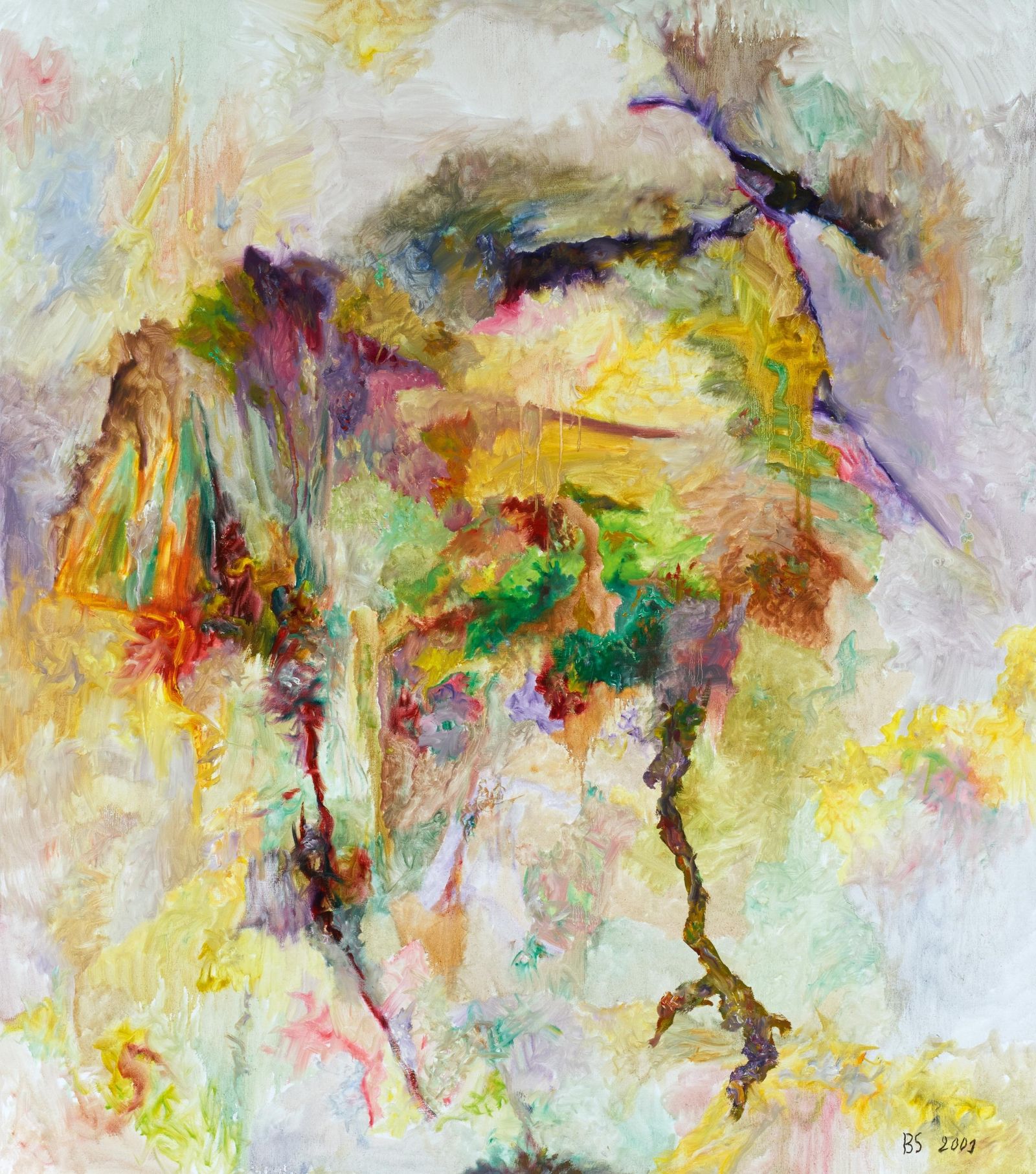 Bernard Schultze-ein Migof Fest-2001-Oil on canvas-160x140.jpg